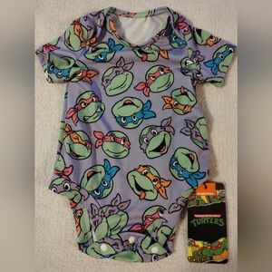 Nickelodeon TMNT Kids Bodysuit - Green and Purple
